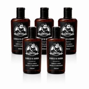 kit 6 minoxidil 120 ml – crescimento e fortalecimento da barba