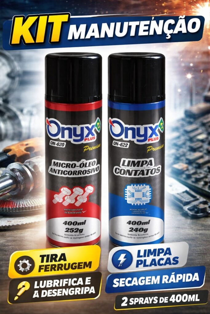 kit manutenção onyx plus limpa contato + micro Óleo 400ml