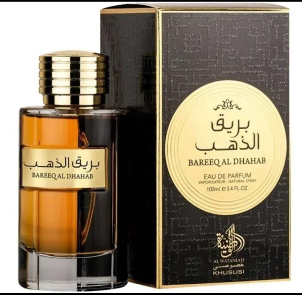 perfume Árabe masculino bareeq al dhahab 100ml al wataniah original
