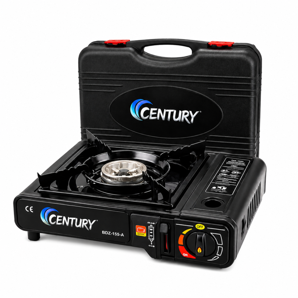fogareiro portátil de mesa com maleta ideal para camping e viagem
