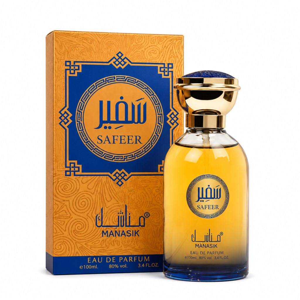 perfume Árabe safeer manasik original eau de parfum importado masculino 100ml